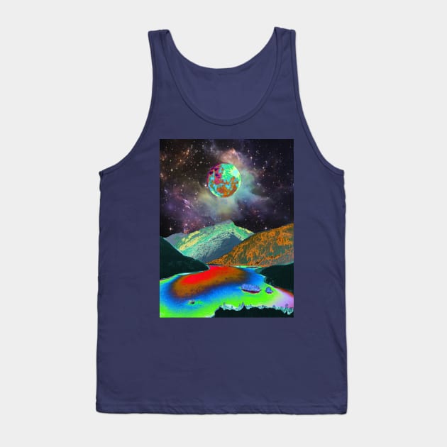 Psychedelic Landscape Tank Top by Cajuca